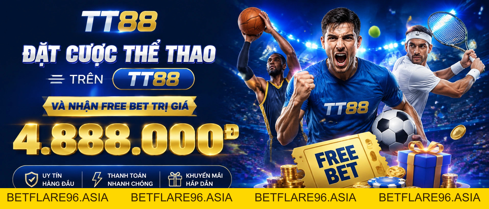 Thể Thao TT88 | Lịch thi đấu, kết quả, đội bóng và trận hot